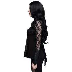 Haut à Manches Longues 'Furia' Noir -Magasin De Mode haut a manches longues furia noir 5