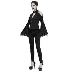 Haut à Manches Longues 'Furiosa' Noir -Magasin De Mode haut a manches longues furiosa noir 8