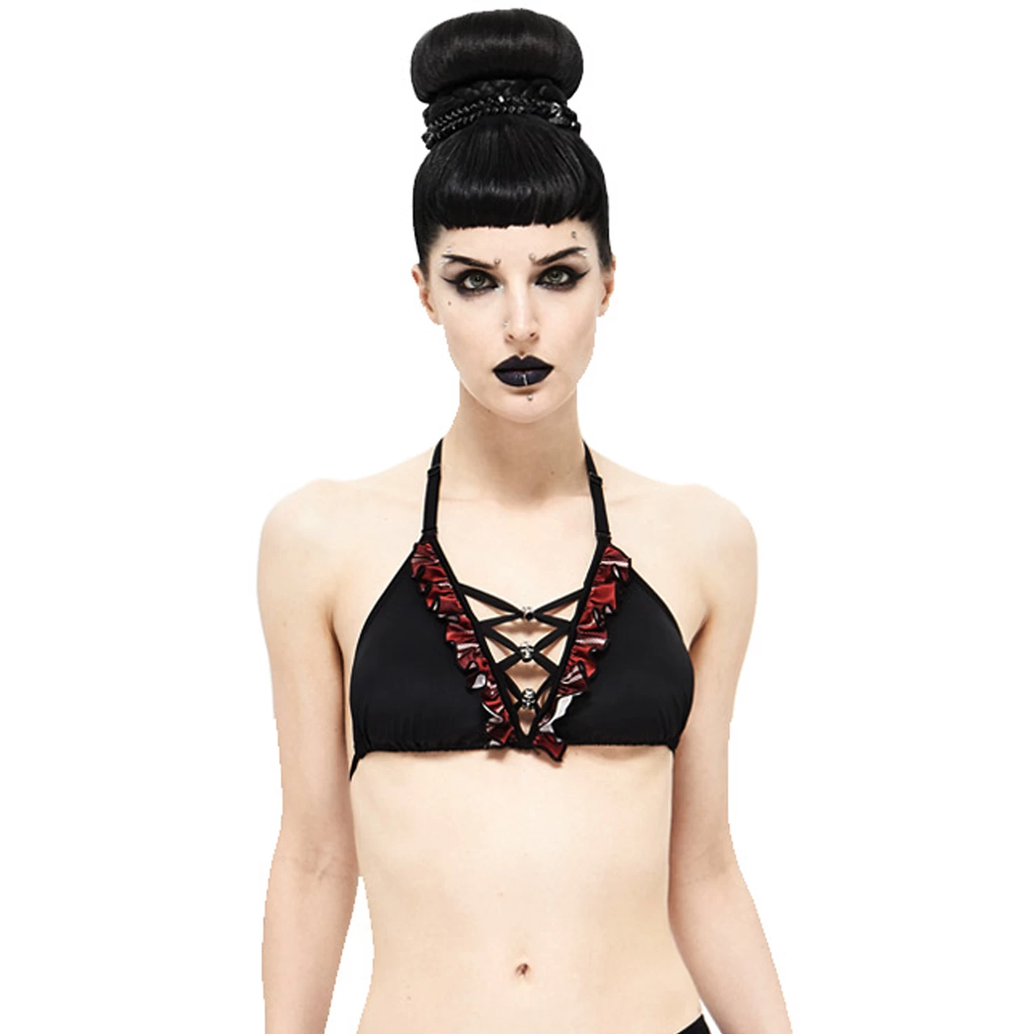 Haut De Bikini 'Scotish' Noir 4 Haut De Bikini 'Scotish' Noir â Image 2