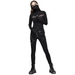 Haut Manches Longues 'Dark Turtleneck' Noir 25 Haut Manches Longues 'Dark Turtleneck' Noir -Magasin De Mode haut manches longues dark turtleneck noir 6