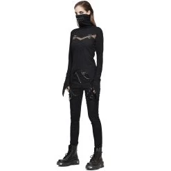 Haut Manches Longues 'Dark Turtleneck' Noir 26 Haut Manches Longues 'Dark Turtleneck' Noir -Magasin De Mode haut manches longues dark turtleneck noir 7