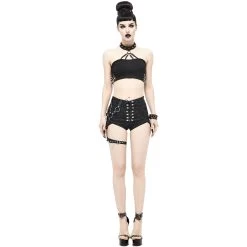 Haut Sans Manches 'Iona' Noir -Magasin De Mode haut sans manches iona noir 6