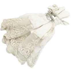 Jabot 'Ishmael' Blanc -Magasin De Mode jabot ishmael blanc 5