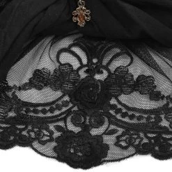 Jabot 'Ishmael' Noir -Magasin De Mode jabot ishmael noir 11