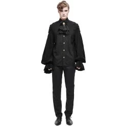Jabot 'Ishmael' Noir -Magasin De Mode jabot ishmael noir 3