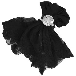 Jabot 'Ishmael' Noir -Magasin De Mode jabot ishmael noir 5