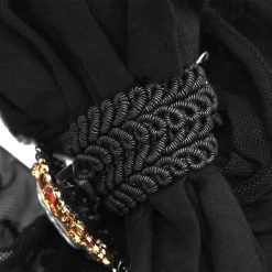 Jabot 'Ishmael' Noir -Magasin De Mode jabot ishmael noir 8