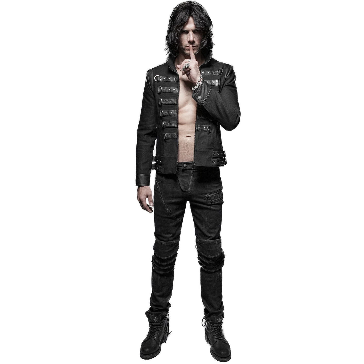 Jeans 'Punk Armor' Noir 4 Jeans 'Punk Armor' Noir – Image 2