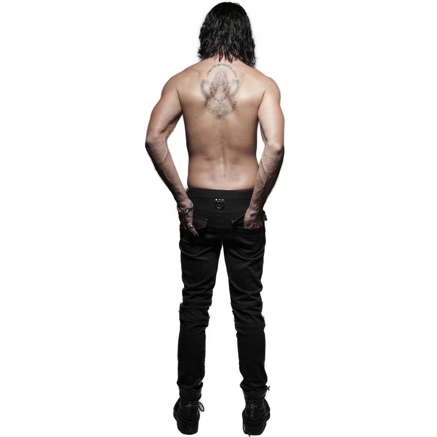Jeans 'Punk Armor' Noir 7 Jeans 'Punk Armor' Noir – Image 5