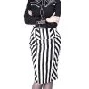 Jupe 'Crayon' Noire Et Blanche -Magasin De Mode jupe crayon noire et blanche