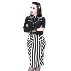 Jupe 'Crayon' Noire Et Blanche 22 Jupe 'Crayon' Noire Et Blanche -Magasin De Mode jupe crayon noire et blanche 8