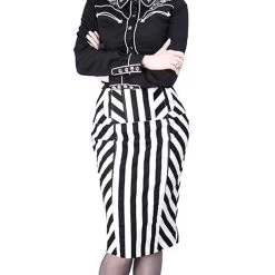 Jupe 'Crayon' Noire Et Blanche 23 Jupe 'Crayon' Noire Et Blanche -Magasin De Mode jupe crayon noire et blanche 9