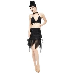 Jupe De Plage 'Willow' Noire -Magasin De Mode jupe de plage willow noire 2