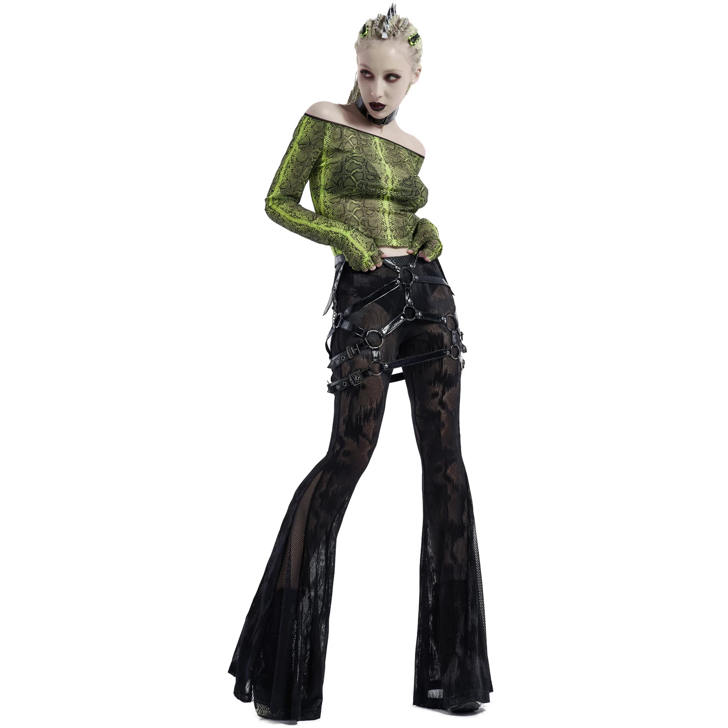 Jupe-Harnais 'Serpentine' Noire 4 Jupe-Harnais 'Serpentine' Noire – Image 2