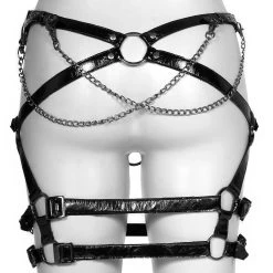 Jupe-Harnais 'Serpentine' Noire 27 Jupe-Harnais 'Serpentine' Noire -Magasin De Mode jupe harnais serpentine noire 10