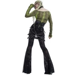 Jupe-Harnais 'Serpentine' Noire 19 Jupe-Harnais 'Serpentine' Noire -Magasin De Mode jupe harnais serpentine noire 2