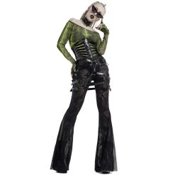 Jupe-Harnais 'Serpentine' Noire 21 Jupe-Harnais 'Serpentine' Noire -Magasin De Mode jupe harnais serpentine noire 4