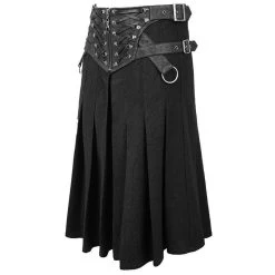 Jupe Kilt 'Altaïr' Noire 29 Jupe Kilt 'Altaïr' Noire -Magasin De Mode jupe kilt altair noire 10