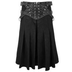 Jupe Kilt 'Altaïr' Noire 27 Jupe Kilt 'Altaïr' Noire -Magasin De Mode jupe kilt altair noire 8