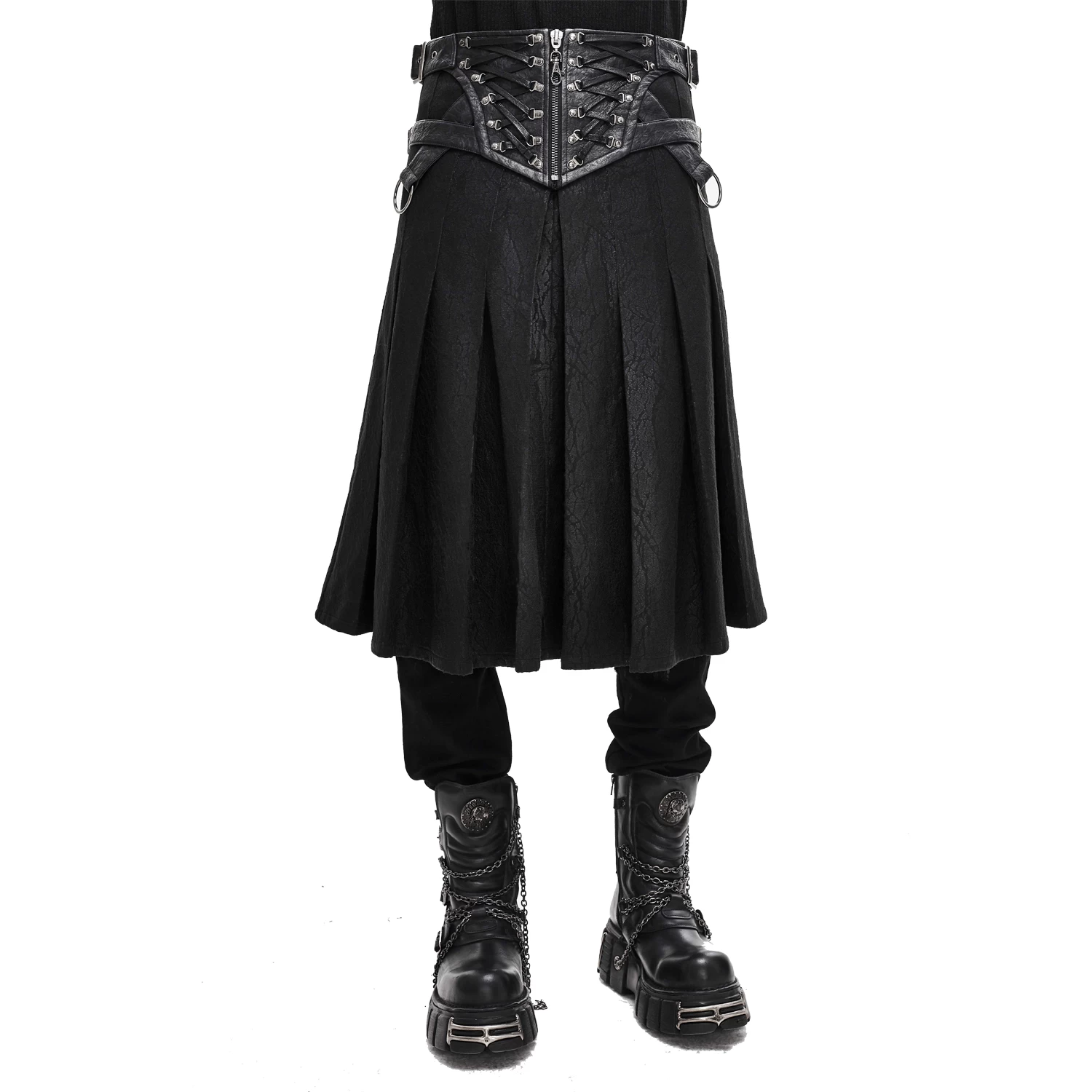 Jupe Kilt 'Altaïr' Noire 3 Jupe Kilt 'Altaïr' Noire