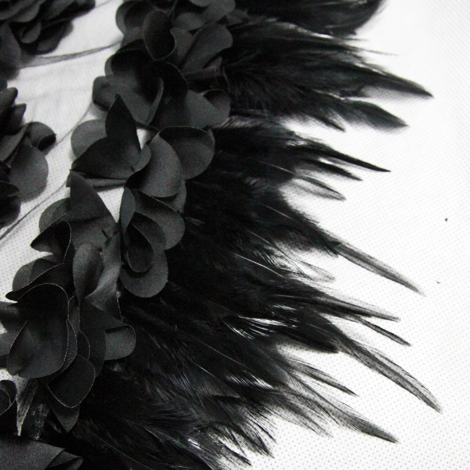 Jupe Sirène 'Black Feathers' Noire 18 Jupe Sirène 'Black Feathers' Noire – Image 16
