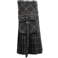 Kilt 'Bersek' En Tartan à Carreaux Marrons Et Noirs 32 Kilt 'Bersek' En Tartan à Carreaux Marrons Et Noirs -Magasin De Mode kilt bersek en tartan a carreaux marrons et noirs 12
