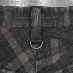 Kilt 'Bersek' En Tartan à Carreaux Marrons Et Noirs 35 Kilt 'Bersek' En Tartan à Carreaux Marrons Et Noirs -Magasin De Mode kilt bersek en tartan a carreaux marrons et noirs 15