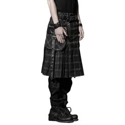Kilt 'Bersek' En Tartan à Carreaux Marrons Et Noirs 29 Kilt 'Bersek' En Tartan à Carreaux Marrons Et Noirs -Magasin De Mode kilt bersek en tartan a carreaux marrons et noirs 9