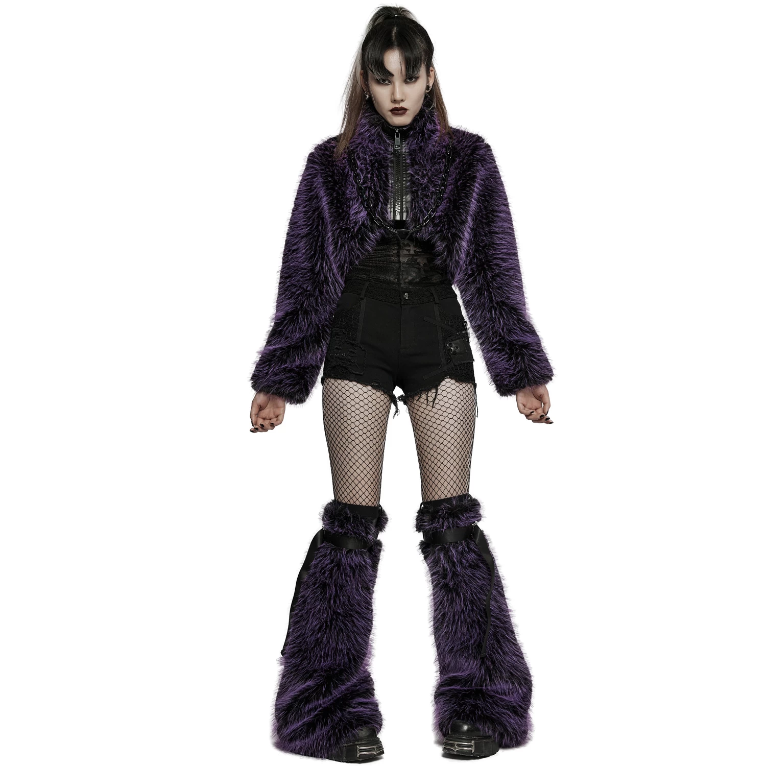 Leg Warmers 'Cool Girl' Pourpres 3 Leg Warmers 'Cool Girl' Pourpres – Image 2