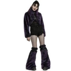 Leg Warmers 'Cool Girl' Pourpres 17 Leg Warmers 'Cool Girl' Pourpres -Magasin De Mode leg warmers cool girl pourpres 3