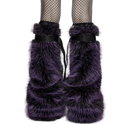 Leg Warmers 'Cool Girl' Pourpres 20 Leg Warmers 'Cool Girl' Pourpres -Magasin De Mode leg warmers cool girl pourpres 6