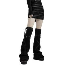 Leg Warmers 'Draconia' Noirs 20 Leg Warmers 'Draconia' Noirs -Magasin De Mode leg warmers draconia noirs 5