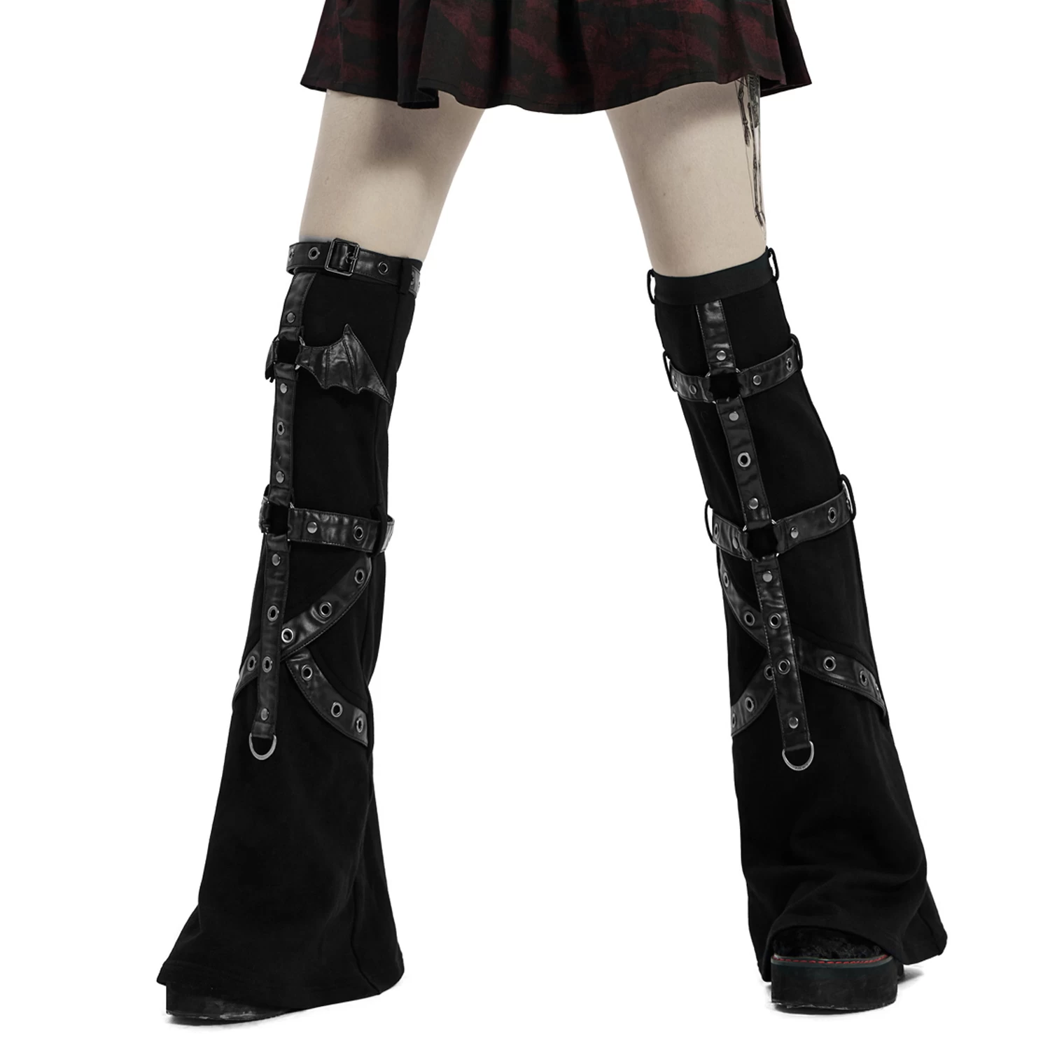 Leg Warmers 'Gehenna' Noirs 3 Leg Warmers 'Gehenna' Noirs