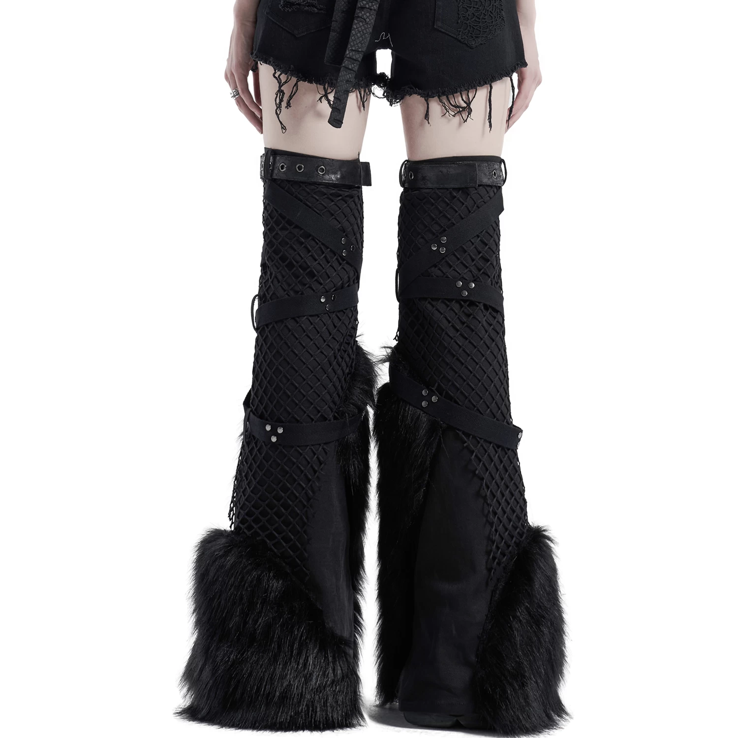 Leg Warmers 'Punk Handsome' Noirs 13 Leg Warmers 'Punk Handsome' Noirs – Image 11