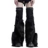 Leg Warmers 'Punk Handsome' Noirs -Magasin De Mode leg warmers punk handsome noirs