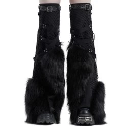 Leg Warmers 'Punk Handsome' Noirs 35 Leg Warmers 'Punk Handsome' Noirs -Magasin De Mode leg warmers punk handsome noirs 13