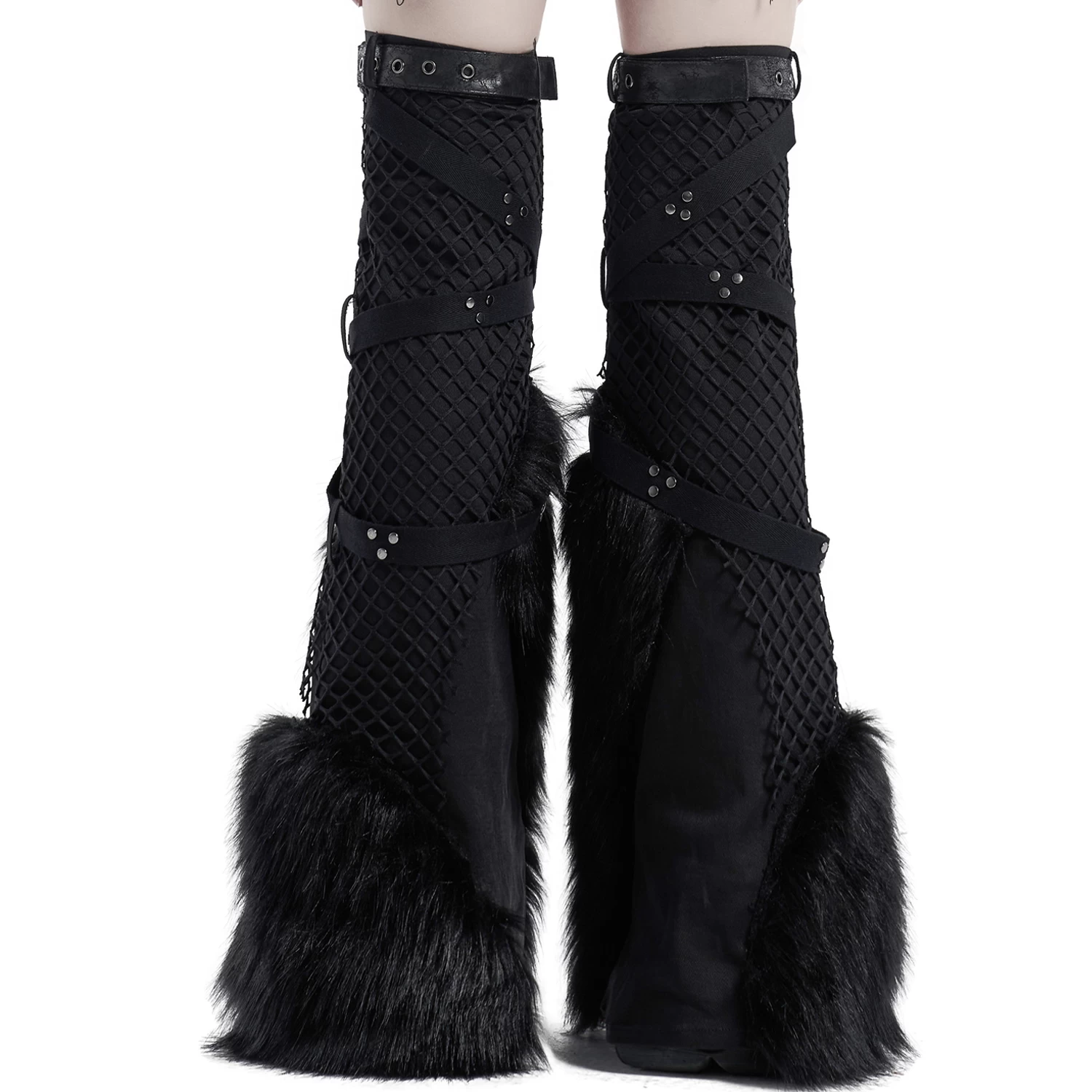 Leg Warmers 'Punk Handsome' Noirs 17 Leg Warmers 'Punk Handsome' Noirs – Image 15