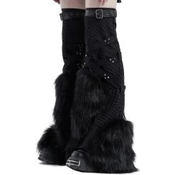 Leg Warmers 'Punk Handsome' Noirs 38 Leg Warmers 'Punk Handsome' Noirs -Magasin De Mode leg warmers punk handsome noirs 16