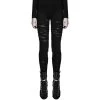 Legging 'Ripped Off' Noir 1 Legging 'Ripped Off' Noir -Magasin De Mode legging ripped off noir