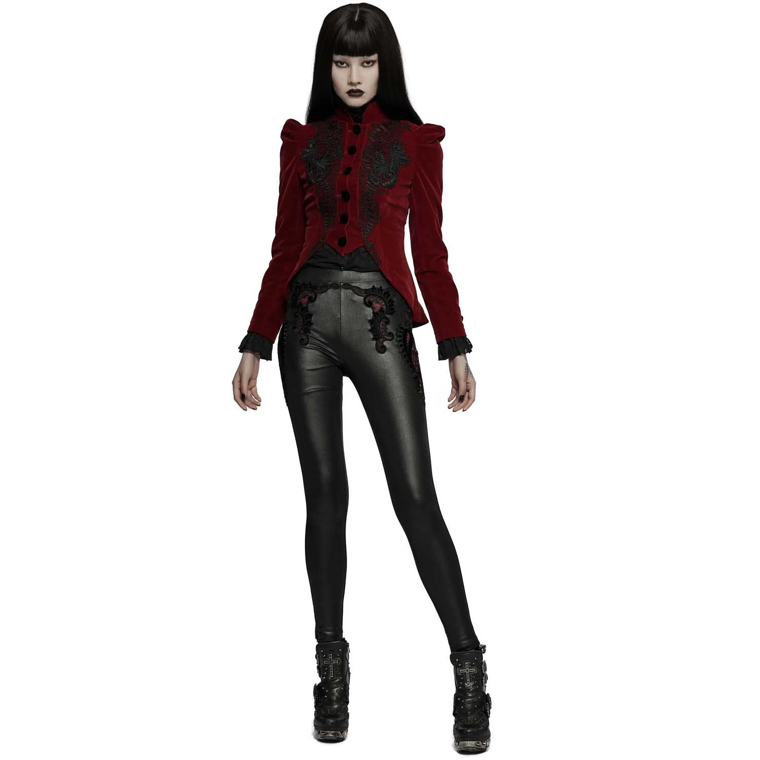 Leggings 'Alluria' Noir Et Rouge 4 Leggings 'Alluria' Noir Et Rouge â Image 2