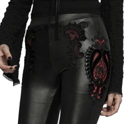 Leggings 'Alluria' Noir Et Rouge 23 Leggings 'Alluria' Noir Et Rouge -Magasin De Mode leggings alluria noir et rouge 7