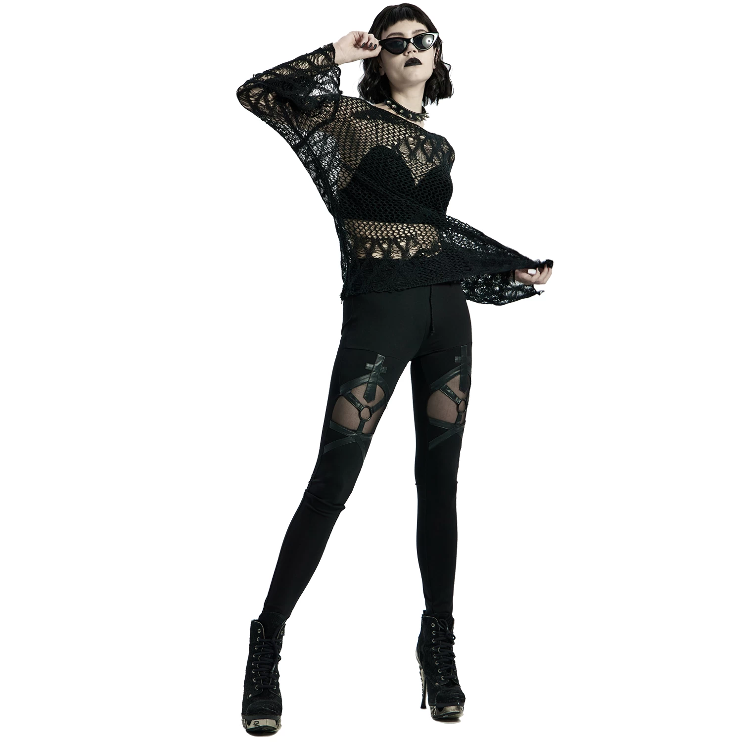 Leggings 'Dark Doll' Noir 4 Leggings 'Dark Doll' Noir – Image 2