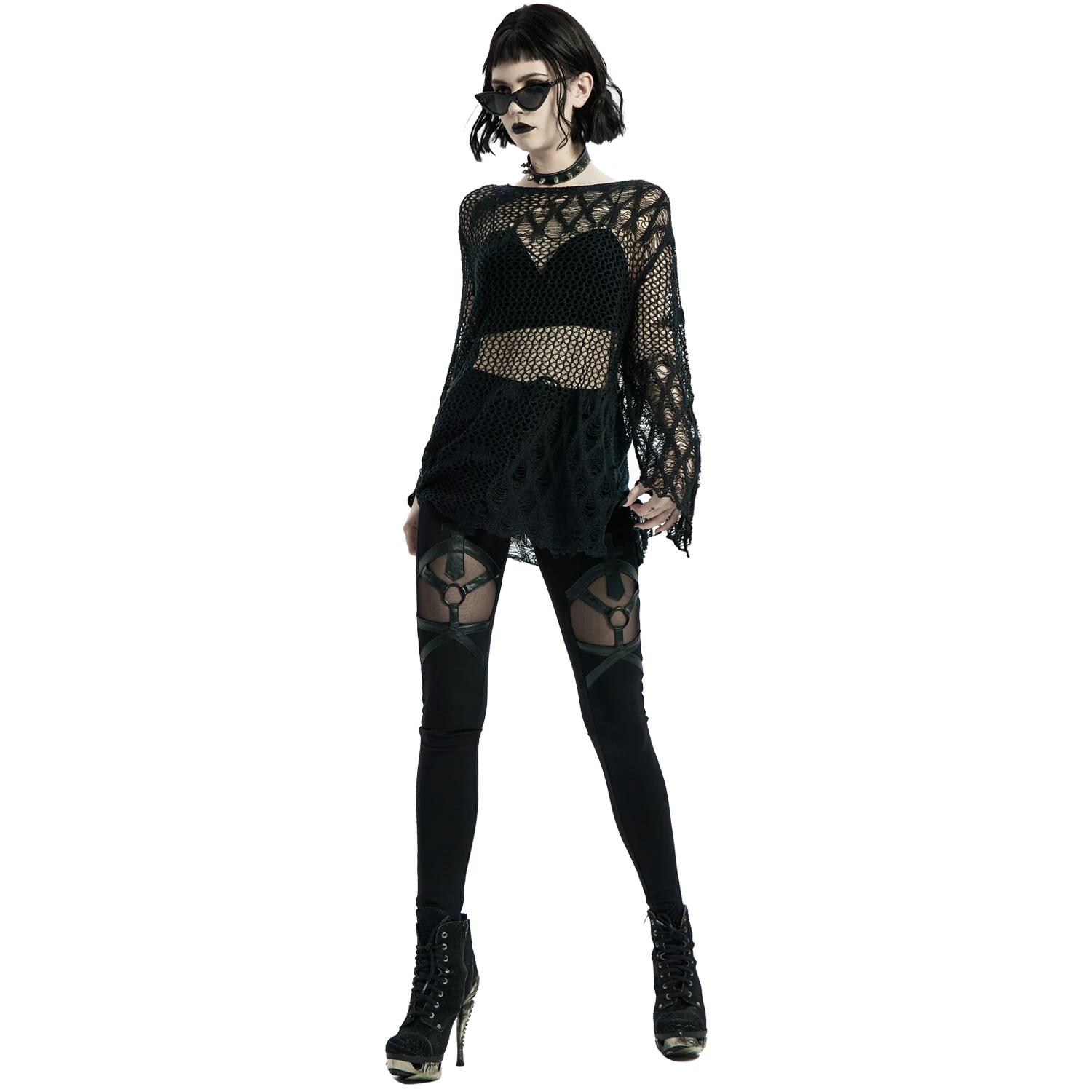Leggings 'Dark Doll' Noir 5 Leggings 'Dark Doll' Noir – Image 3