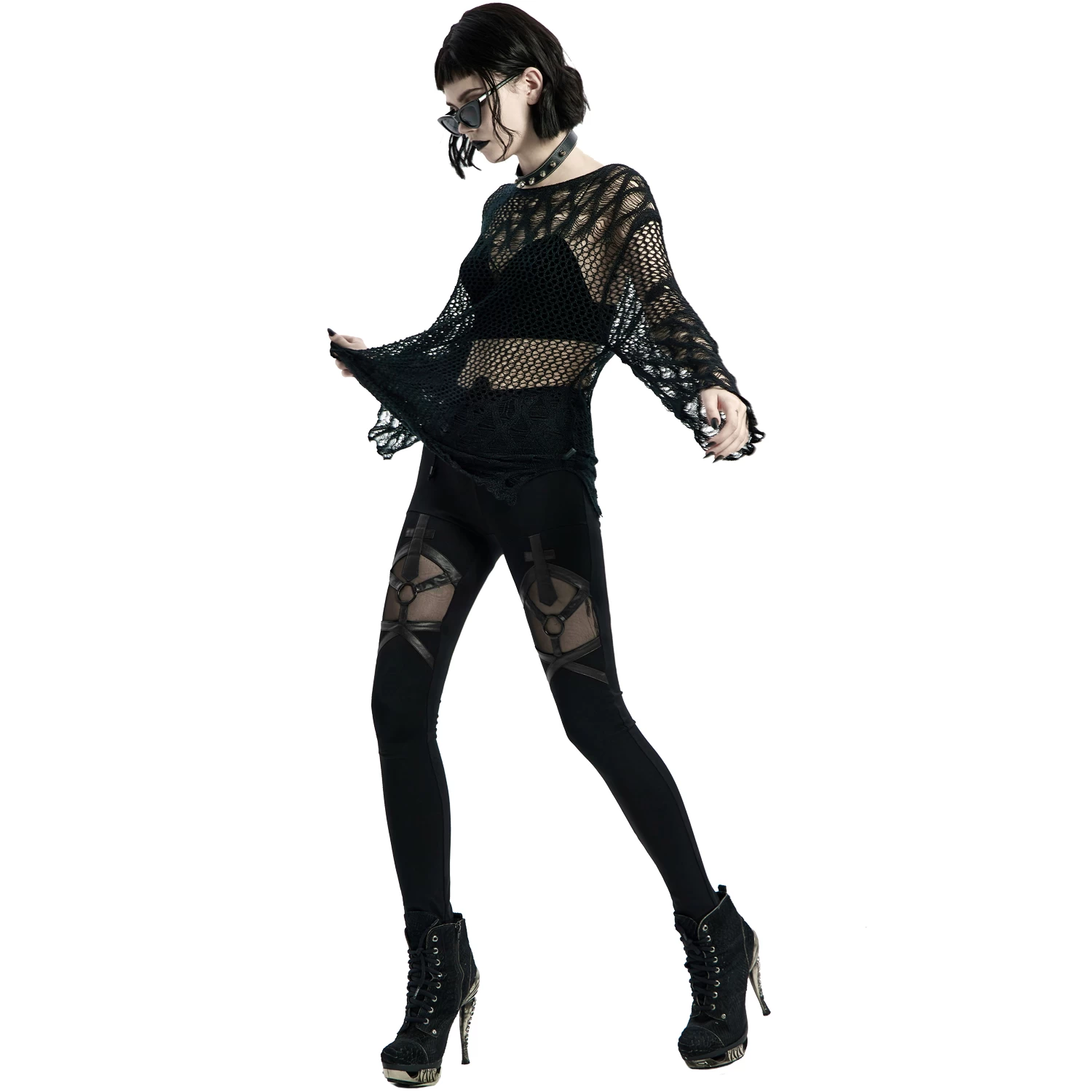 Leggings 'Dark Doll' Noir 7 Leggings 'Dark Doll' Noir – Image 5