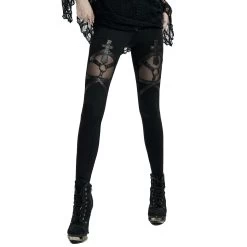 Leggings 'Dark Doll' Noir 23 Leggings 'Dark Doll' Noir -Magasin De Mode leggings dark doll noir 5