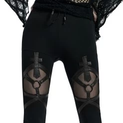 Leggings 'Dark Doll' Noir 25 Leggings 'Dark Doll' Noir -Magasin De Mode leggings dark doll noir 7