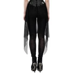 Leggings 'Goth Black Flames' Noir -Magasin De Mode leggings goth black flames noir 5