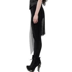 Leggings 'Goth Black Flames' Noir -Magasin De Mode leggings goth black flames noir 7