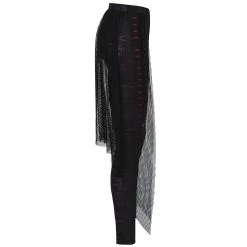 Leggings 'Goth Flames' Noir Et Rouge -Magasin De Mode leggings goth flames noir et rouge 12