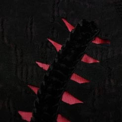 Leggings 'Goth Flames' Noir Et Rouge -Magasin De Mode leggings goth flames noir et rouge 14